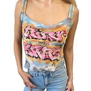 Christian Dior Vintage 2004 Kaos Graffiti Silk John Galliano Camisole [106252]